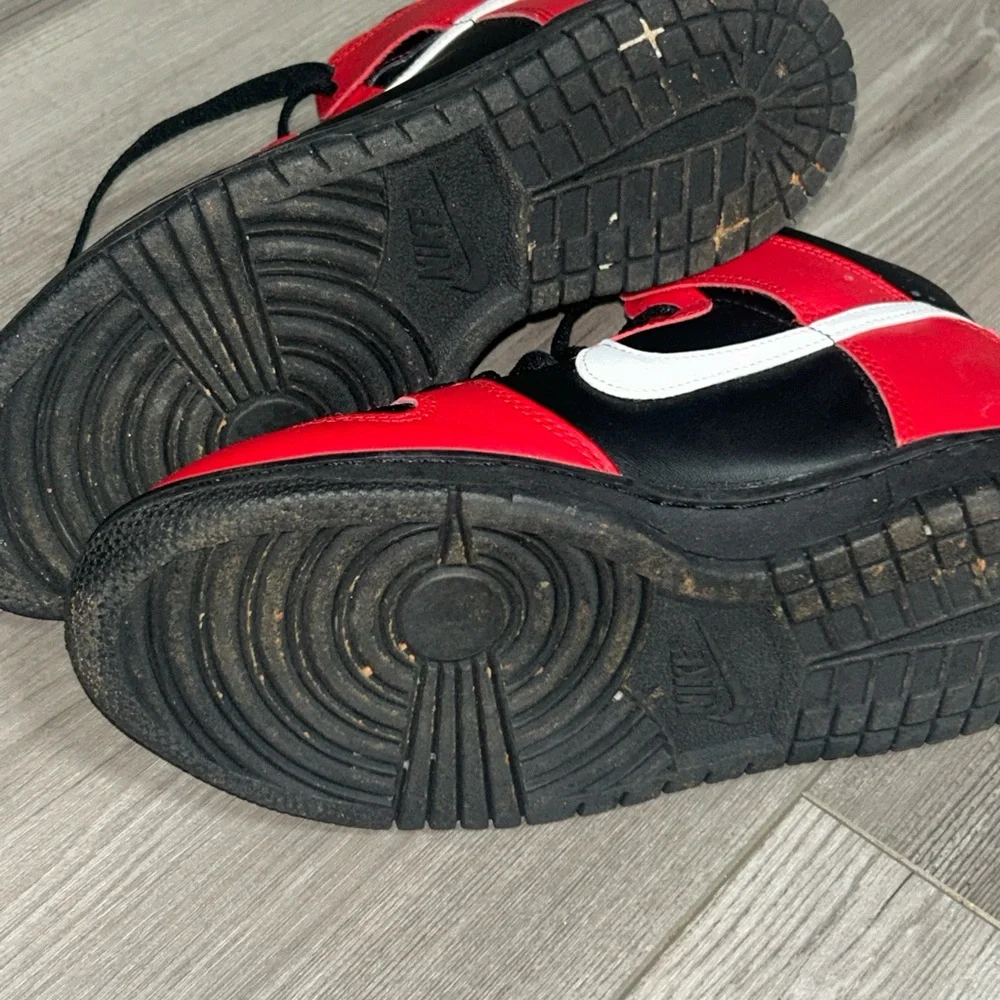 Nike Dunk High (GS) Black/White-University Red DB2179-003 Size 6.5Y - Picture 8 of 14